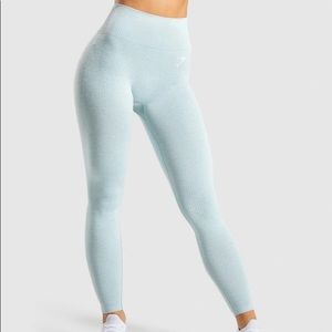 Gymshark Vital Seamless Leggings - Light Green Marl size Medium